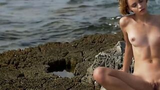 UNLEASH YOUR FEET FETISH! Ariel As Insatiable Cliffside Carnality