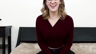 UNHINGED! Ellie Novas Intellectual highways Ends in HARDROAD... When Brainy Glasses Meet Hardcore