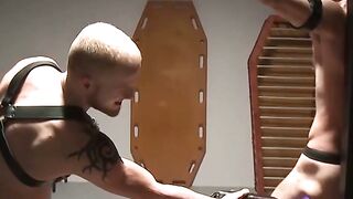 Fit stud Nick Moretti lets hot Luke use electrostimulation on his body
