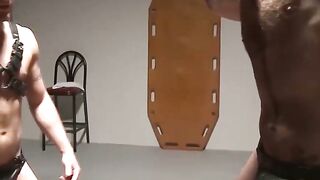 Fit stud Nick Moretti lets hot Luke use electrostimulation on his body