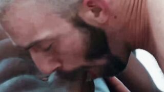 Bearded Jett Rink suffers intense ass stretching thanks to my massive black schlong