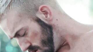 Bearded Jett Rink suffers intense ass stretching thanks to my massive black schlong