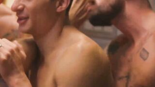 MINDBLOWING FURY 5 SCORCHING HUNKS DESCEND UPON CHUCKING HORNY JOHNNY FORD!