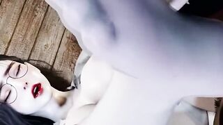 Азиатская шлюха изменяет с большим черным членом и получает оргазм 1 серия