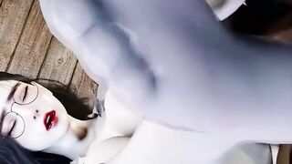 Азиатская шлюха изменяет с большим черным членом и получает оргазм 1 серия