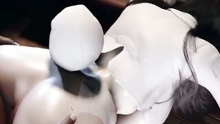 Азиатская шлюха изменяет с большим черным членом и получает оргазм 1 серия