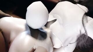 Азиатская шлюха изменяет с большим черным членом и получает оргазм 1 серия