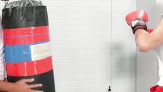 Hunky Jim Fit got his smooth ass fist fucked and drilled by handsome Apollo Fates