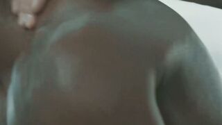 THE MOST EPIC SPLATTER YOULL EVER SEE! Curly Liam Cybers Chiseled Abdomen TRANSFORMED into a Canvas of WHITE GLORY