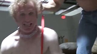UNLEASH THE PAIN Master Joe Giovanni SQUEEZES the life out of helpless pup Ben with CHAIN LOCK and LEATHER Muzzle!