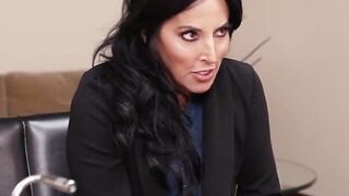 Explosive Office Encounter Hot Teacher Gags on CEOs Mammoth Cock in Explicit POV Exposure
