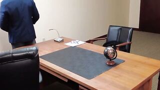 Explosive Office Encounter Hot Teacher Gags on CEOs Mammoth Cock in Explicit POV Exposure