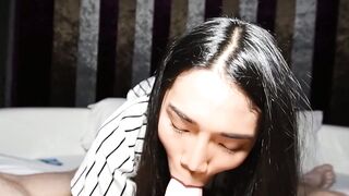 UNBELIEVABLE ASIAN FEMBOY TEEN BLOWJOB AND ANAL Paysite Exclusive!