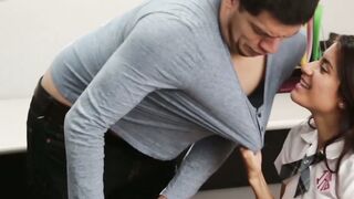 Latin Bombshell Ava Mendes ENGULFS David Lososng River in Steamy AfterSchool Seduction!