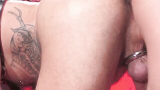 INKED DADDY ALERT! Sexy Brian Bonds Goes Down on Drew Sebastians BBBbodied Behemoth Butt!