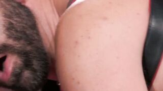 INKED DADDY ALERT! Sexy Brian Bonds Goes Down on Drew Sebastians BBBbodied Behemoth Butt!