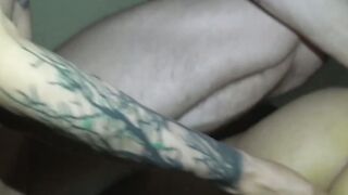 UNLEASHED Jordyns filthy bathroom gangbang  lez and guy on girl rough gangbang