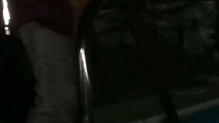 DINOZILLA SLUT Boys Epic Poolside Puking Session!