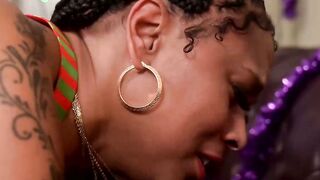 UNBELIEVABLE THREESOME! Leya Falcons Wild Sex Fiesta with Ebony Bombshell Porsha Carrera