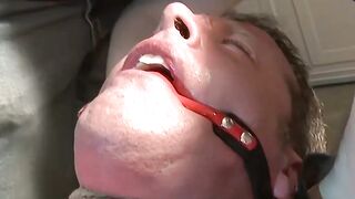 BALLGAGGED BREACHER! Dires Brutal Nickle Tumn clips Derek Painssensitive spot!