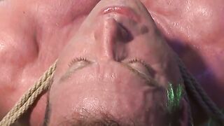 BALLGAGGED BREACHER! Dires Brutal Nickle Tumn clips Derek Painssensitive spot!