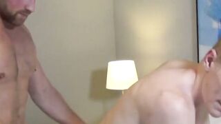 DOMINANT LOGAN CARTER UNLEASHES A CUMGLUTTONOUS TSUNAMI ON HIS HELPLESS SUBMISSIVE SPENCER DALEY!!!
