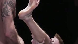 Lance Charger Conquers Richie West A Tale of OilSlicked Dominance and Youthful Submission