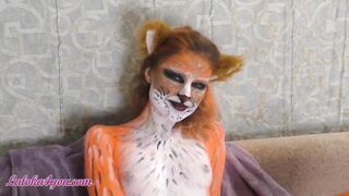 Fox Blows Deep Cock, Ride Top And Gets Creampie Inside