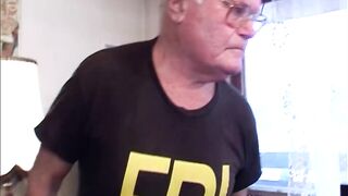 Young Jehovah's Witness seduced and boned by perverted grandpa Mireck