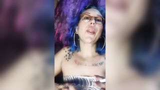Blue Hair Goddess Dangles Cig