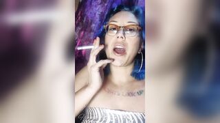 Blue Hair Goddess Dangles Cig