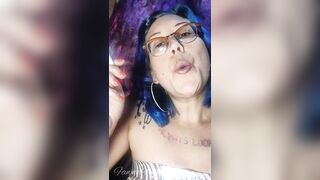 Blue Hair Goddess Dangles Cig