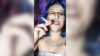 Blue Hair Goddess Dangles Cig