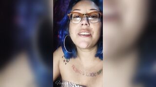 Blue Hair Goddess Dangles Cig