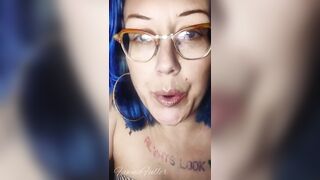 Blue Hair Goddess Dangles Cig