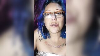 Blue Hair Goddess Dangles Cig