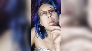 Blue Hair Goddess Dangles Cig