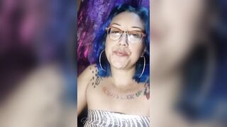 Blue Hair Goddess Dangles Cig