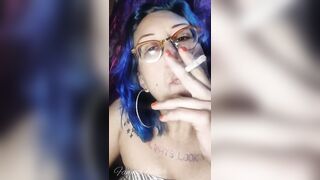 Blue Hair Goddess Dangles Cig