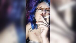 Blue Hair Goddess Dangles Cig