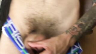 UNLEASH THE BEAST Tatted Biker Christop UNLOADS ENDLESS BONERS