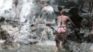 UNLEASH THE FURY! Waterproof Orgy at the Waterfall Followed by a Sizzling Sex Fiery Frenzy at Home!