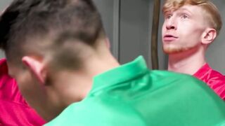 RAILYARD SMASHERS Five Heteroflexible Football Hotties Get PUNISHED by Brutal Railroad Sex