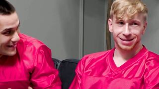 RAILYARD SMASHERS Five Heteroflexible Football Hotties Get PUNISHED by Brutal Railroad Sex