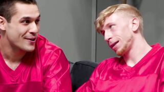 RAILYARD SMASHERS Five Heteroflexible Football Hotties Get PUNISHED by Brutal Railroad Sex