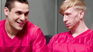 RAILYARD SMASHERS Five Heteroflexible Football Hotties Get PUNISHED by Brutal Railroad Sex