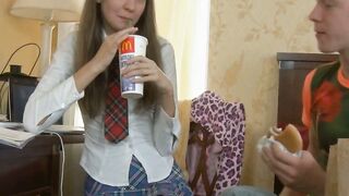 ANGELINA B.S BODY EXPLOSION!  Insatiable Blonde Teenager Gets Destroyed by Her Hung Lover