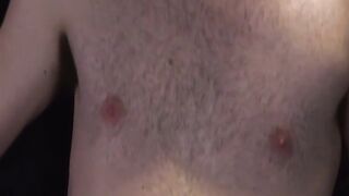Hairy Maxx Monroe jerks dick while getting dildo fuck with suited master Matthew Figa
