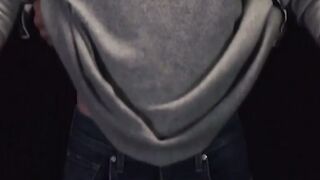 Hairy Maxx Monroe jerks dick while getting dildo fuck with suited master Matthew Figa