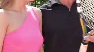 CREAMY SILM MINONS GET THEIR PUCKERING HODES PLED AND GUFFED BY HUGE BLACK C0CK
